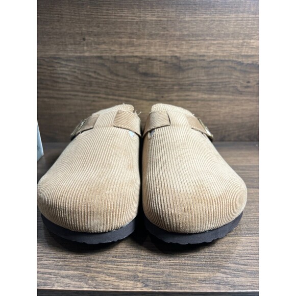 Sun + Stone Men\'s Kyler Corduroy Slip-On Clogs Sandals Beige 8 New main image 9